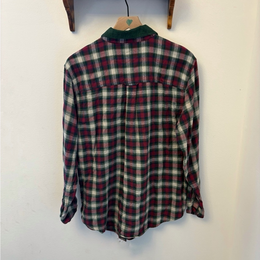 Vintage Cabin Creek Flannel Shirt Corduroy Collar Twilight Bella Swan Core - Picture 4 of 6